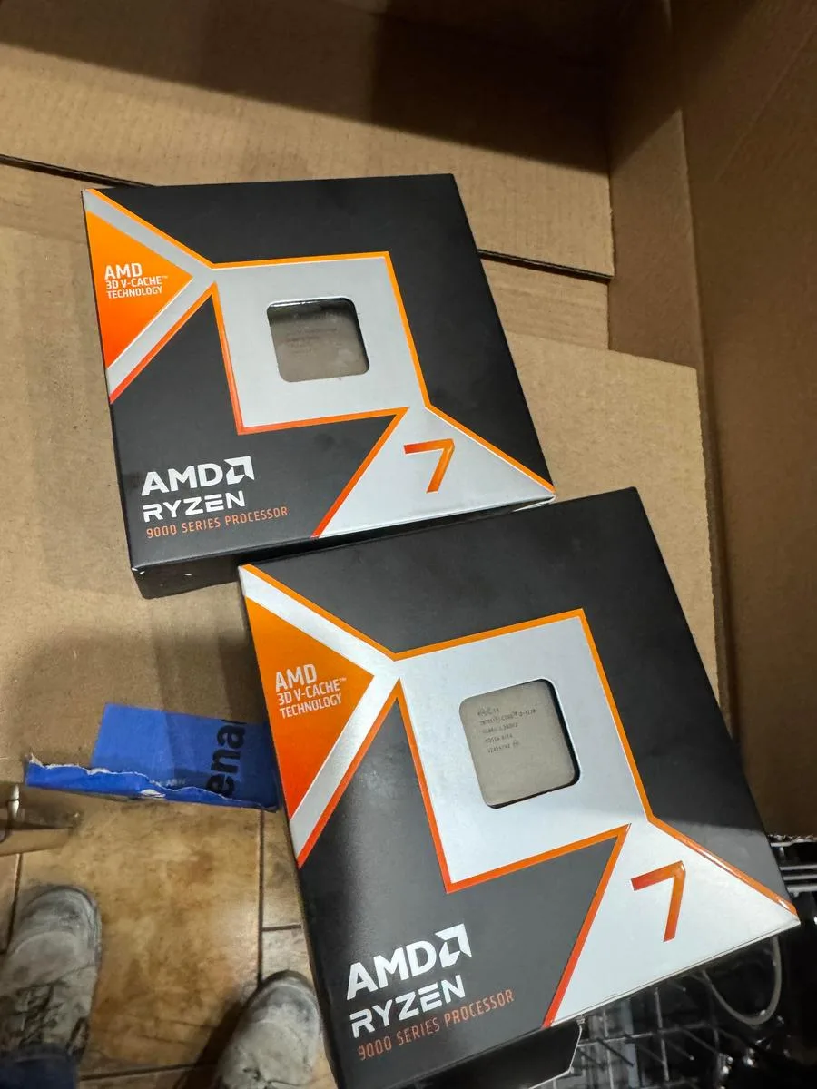 Amazon'dan Ryzen 7 9850X3D olgan xaridor ikki marta eski Intel oldi