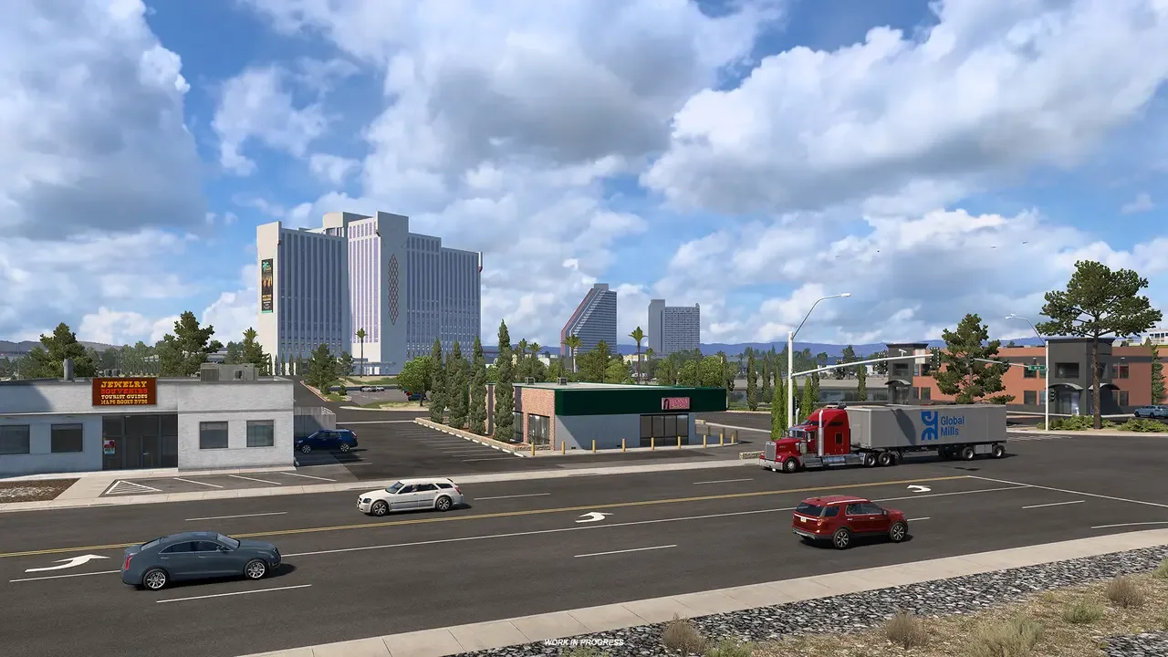 American Truck Simulator o'yinida Nevada shtati qayta qurilmoqda — 3-rasm