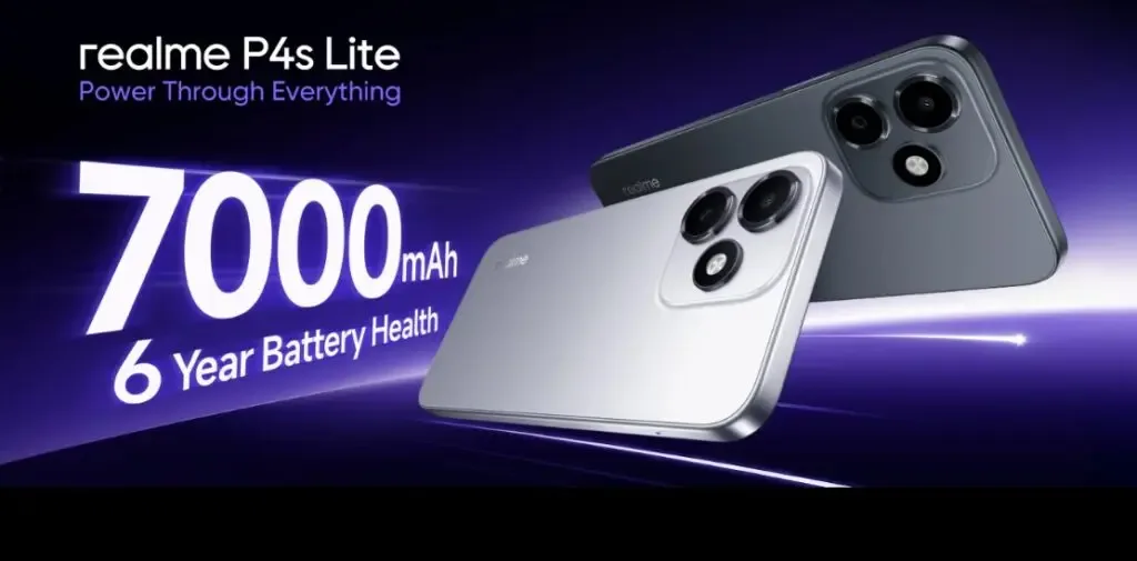 Realme P4s Lite smartfoni 7000 mAh batareya bilan chiqdi — 2-rasm